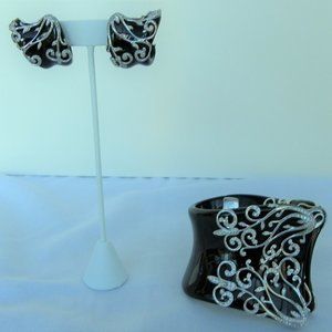 BELLE ETOILE ANASTACIA Bangle Bracelet & Earrings